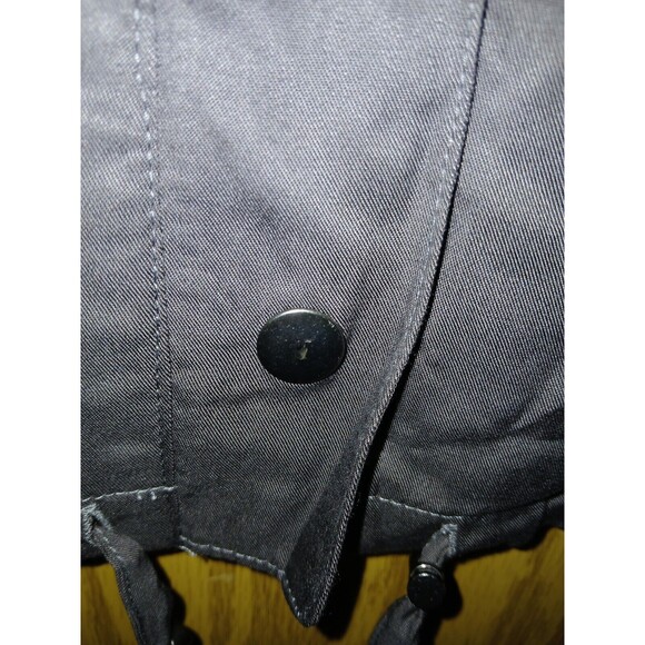 Daily Thread Charcoal Jacket Womens Size Large Viscose NWT Snap Buttons Zippered - Picture 10 of 16